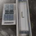 OVE Decors Bel 48-in W x 81-in H Framless Sliding Shower Door Corner Shower Kit, Shower Base and Side Panel Included in Satin Nickel