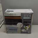 Intex 64417ED 22in Queen Dura-Beam Comfort Plush High-Rise Inflatable Air Mattress with Built in Pump for Travel and Camping, 600lb Weight Capacity (Grey)