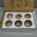 Brajttt 2.1 Inch Succulent Pot with Drainage,Planting/Flower Pots,Small Planter for Mini Plant Ceramic Flowing Glaze Base Serial Set with Holes