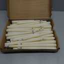48 Pcs Flameless LED Taper Candles Battery Operated Candles 4 Sizes of 8.5'', 9.65'', 10.83'', 12.8'' Flameless Candlesticks Flickering for Halloween Christmas Church Wedding (Ivory)