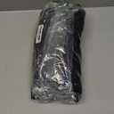 EVALESS Women's Fleece Lined Pants Wide Leg High Waisted Knit Palazzo Pants Business Casual Work Trousers with Pockets (Large, Black)