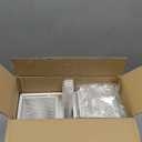 Over The Door Organizer, Metal Door Organizer Hanging with 5 Adjustable Baskets and Coat Hook, Behind The Door Storage for Bedroom Closet Bathroom Pantry Cabinet Kitchen, White