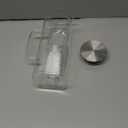 2 Quart (2 Liter 68 oz) Square Glass Pitcher,Water Pitcher with Lid and Handle, Borosilicate Glass Carafe for Hot/Cold Water, Iced Coffee, Juice, Tea, Milk and Homemade BeverageIncluding brushes