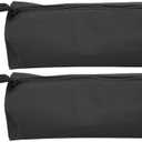 Chiffonade 2PCS Water proof Tool Pouch - Durable 600D Oxford Cloth Multipurpose Organizer Bag for Electrician Tools, Screwdrivers & Pliers(Black)