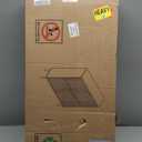 Shoe Cabinet Storage,Modern Freestanding Organizer with 2 Flip Drawers,Narrow Shoe Rack Cabinet for Entryway,Black