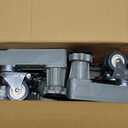 EclatBain Mini Fridge Stand With 4 Locking Wheels And 6 Strong Feet Universal Washer and Dryer Pedestals 16.5"-26.7" Adjustable Appliance for Fridge Stand,Washing Machine Stand,Laundry Pedestal (GRAY) (Grey)