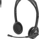 Logitech H111 Stereo Headset with 3.5 mm Audio Jack, Black