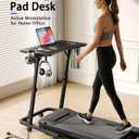 Adjustable Height Standing Desk for Walking Pad, Treadmill Desk with Wheels, 27.58 x 15.74 x 29 inches