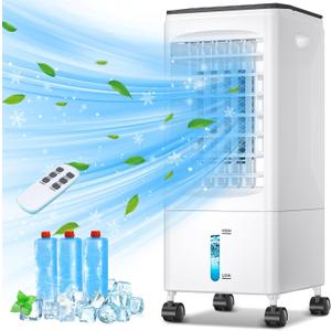 Portable Air Conditioners, Portable AC Unit, Evaporative Air Cooler w/1.6 Gal Water Tank, 3 Speeds, 60°Oscillation, Windowless Air Conditioner w/7.5H Timer, Swamp Cooler for Room Home Office