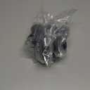 3 x Plastic Casters Set of 4, M8 Circlip Stem Caster Wheels 1 inch, Black Nylon Swivel Caster Wheels Replacement for Furniture, Office Chair, Table, Cabinet