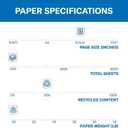 Hammermill Colored Paper, 20 lb Ivory Printer Paper, 8.5 x 14-1 Ream (500 Sheets) - Made in the USA, Pastel Paper, 103143R