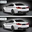 Gloss Black Rear Spoiler Wing Compatible with BMW 5 Series G30, M5 F90 2017-2023, Trunk Spoiler for 530i, 540i