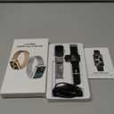 Health Fitness Tracker with 24/7 Heart Rate, Smart Watch with Blood Pressure and Blood Oxygen Monitor, Bulitin 120+ Sport Mode, Sleep Tracking Waterproof Activity Tracker for Women Men (Silver)