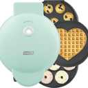DASH MultiMaker Treat Maker System, Mini Donuts, Heart Shaped Waffle, Mini Cupcakes - Aqua