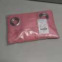 NICETOWN Voile Sheer Pink Curtains 90 inches Long for Girls Room, Grommet Casual Window Treatments with Light Filtering Airy & Elegant for Bedroom/Living Room, W54 x L90