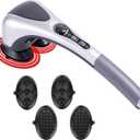 Electric Dual Head Heavy Hammer Massager, Handheld Heated Massage, for Deep Tissue Pain Relief for deep Relaxation and Rejuvenation of Muscles, Back, Shoulders, and Legs Throughout The Body