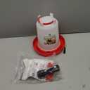 3L Chicken Waterer Heated for Winter Chicken Water Heater with Adjustable Leg Support 35W BPA-Free Heated Poultry Waterer Heavy Duty All in One Heated Waterer for Chicken Coop