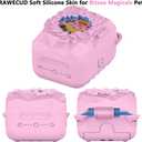 2 x Silicone Case for Bitzee Magicals Interactive Toy Digital Pet, Protective Skin Cover for Bitzee Magicals Virtual Electronic Digital Pet Accessories (Pink)