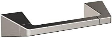 Amerock BH36001G10 | Brushed Nickel Pivoting Double Post Toilet Paper Holder | 9-5/16 in. (237 mm) Toilet Tissue Holder | Blackrock | Bath Tissue Holder | Bathroom Hardware | Bath Accessories