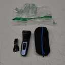Philips Norelco Shaver 3600 Series, Wet and Dry Electric Shaver, P-Cap, Travel Pouch, Storm Blue, Model S3243/91