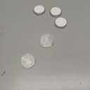 20pcs Transparent Guitar Effects Pedal Caps Lightweight Footswitch Toppers for Easy Installation and Compatible Various Guitar Pedals for Musicians