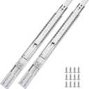 6 Pair of 22 Inch Soft Close Full Extension Side Mount Ball Bearing Drawer Slides (22 Inch-6 Pairs, Zinc Plated)