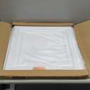 Art3d PVC Ceiling Tiles, 2'x2' Plastic Sheet in White , 12-Pack