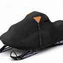 Snowmobile Cover Waterproof Sled Ski Cover 420D Sturdy Oxford Fabric Freeze-Resistant for Polaris for Ski-Doo for Arctic Cat for Yamaha Universal Fits Length 131" - 145"