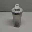 Clear Drink Cup, Grey Lid, 20 oz