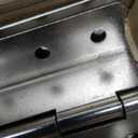 Half-Surface Hinges 3" Chest Hinges，6 Pack Offset Door Hinge with 36 Screws，1.8 mm Thickness Max Load 66 lb for Expandable Door, Cabinet, Furniture Vintage Jewelry Chest（Silver）