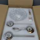 XIEDUN Vintage Bathroom Vanity Light Fixture 3 Lights Vanity Lighting Matte Antique Brass Vanity Light for Bathroom