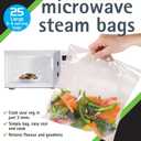Microwave Steam Bags - 25 Pack