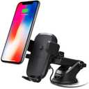 iOttie Easy One Touch Wireless Qi Fast Charge Car Mount Kit, Fast Charge: Samsung Galaxy S10 S9 Plus S8 S7 Edge Note 8 5, Standard Charge: IPhone X 8 Plus & Qi Enabled Devices, + Dual Car Charger