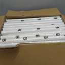 SUNALLY Room Divider Curtain Rod, No Drilling Wall Divider for Room Separation, 4-10ft(H) 28-171inch(W) Adjustable Heavy Duty Partition Space Separator Freestanding Tension Curtain Stand, White