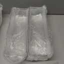 Clear Plastic Drawer Organizers Set of 45 Vanity Organizers Stackable Storage Bins Dividers Bathroom Organizers Storage Vanity Organizer Bins for Makeup, Kitchen Utensils, Jewelries, Office (S45(3-6-12-24)