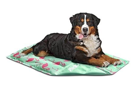 Dogs Rock Reversible Pet Cooling Mat Large 26x20 Green