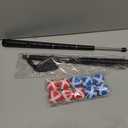 Golf Chipping Game, Play Portable Sticky Golf Target Practice Game Set, Fun Indoor & Outdoor Family Yard Game for Backyard, Beach, Parties, Office (2 Clubs & 10 Balls)