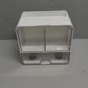 Bandages Storage Organizer for Wall Large Bandage Organizer with Lid 3-Compartment Plastic Bandaid Storage Container for Home Medicine Cabinet, Elastic Bandage Wrap, Cotton Swab