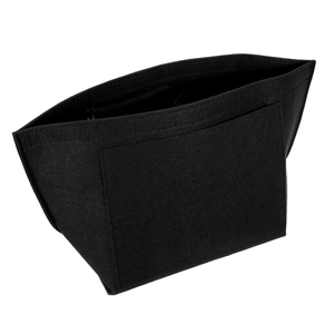Felt Insert Purse Organizer For Series Handbag(Pure Black,9" x 16" Black