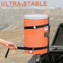 Water Cooler Mount Rack, 5 Gallon Steel Water Cooler Bucket Holder for RV Truck Cart UTV Mower Landscape Trailer ( No Included Water Cooler )