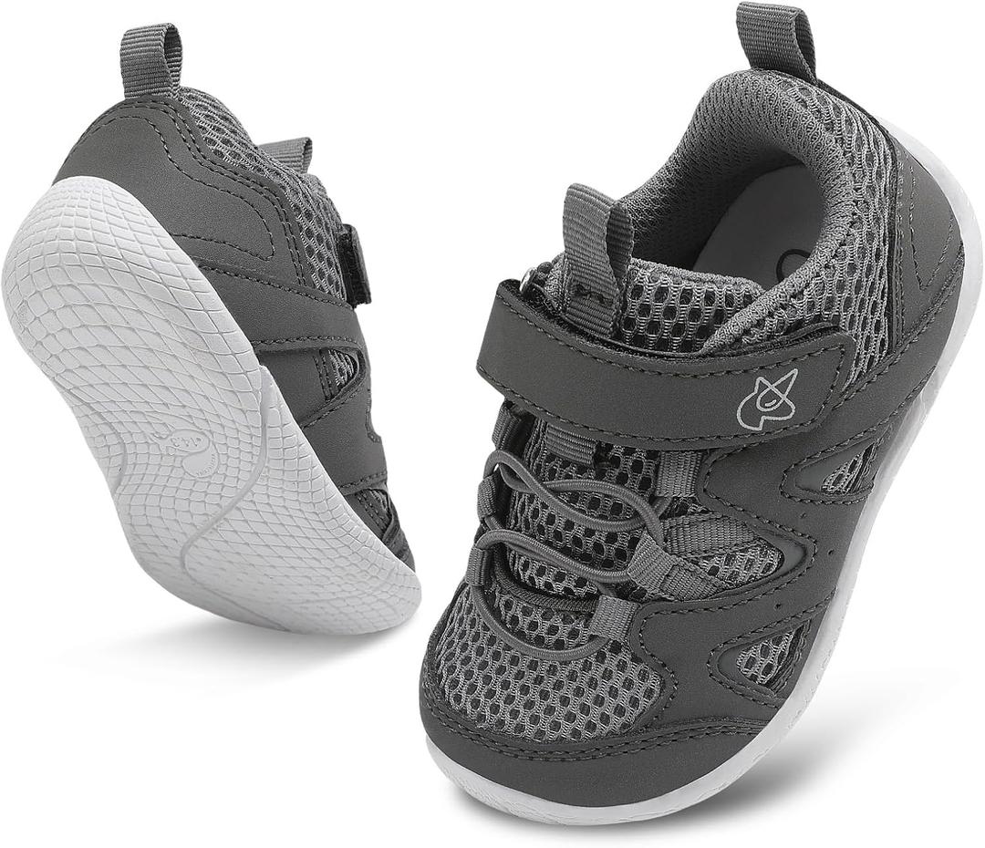 LeIsfIt Baby Shoes Boys Girls First Walking Shoes Non-Slip Toddler Breathable Sneakers Infant Sneakers