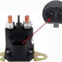 12V Solenoid Starter Relay Switch 7CM-1221-212-51 M008904-000 Compatible with Trombetta 2Pin Black