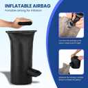 Tough Bison Leg Elevation Pillow - Inflatable Wedge Pillow for Sleeping Leg Pillows for Sleeping Portable Leg Pillow for Swelling, After Surgery, Blood Circulation