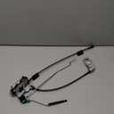 Side Hinged Door Latch Assembly compatible for Ford E150 E250 E350 RH Side Door Lock Latch with Cable&Rod