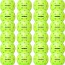 Navona 24 Pack Premium 40-Holes Outdoor Pickleball Balls, Seamless Roto-Molded Design & Durable, Meet USAPA Official Requirement, Durable Pickleballs, High Bounce True Flight, Pickleball Balls Outdoor