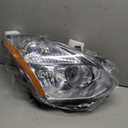 Headlights Assembly Compatible with 2008-2013 Nissan Rogue | 2014 2015 Nissan Rogue Select, Halogen Head Lights with Clear Lens Chrome Housing - LH+RH
