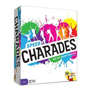 Speed Charades Party Game - Charades Board Game - Includes 1400 Charades - Perfect for Groups and Family Game Nights