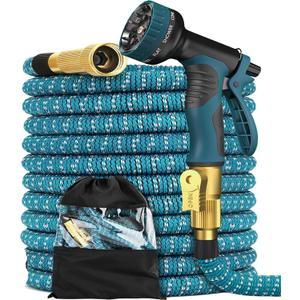 100ft Water Hose Garden Hose Blue Gray