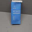 Vannon Dog Water Dispenser for Cage, 34oz Auto Feeding Crate Water Bottle for Dogs, Cats & Rabbits, Pet Nozzle Diameter: 12mm, BPA Free, Blue