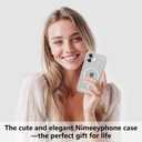 for iPhone 16 Case,MagSafe Compatible,Matte Soft Slim Shockproof Cover,Anti-Fingerprint,Anti-Yellowing,Anti-Scratch Back,Magnetic Phone Case for Women,Girl,Cute,Girly,Clear